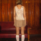 Pleated Skort - Camel