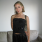 Sequin Corset - Black