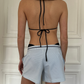 PREORDER - Archive Tennis Shorts - Powder Blue