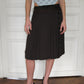 PREORDER - Archive Pleated Midi Skirt - Choc Brown