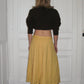 PREORDER - Archive Pleated Skirt - Mustard